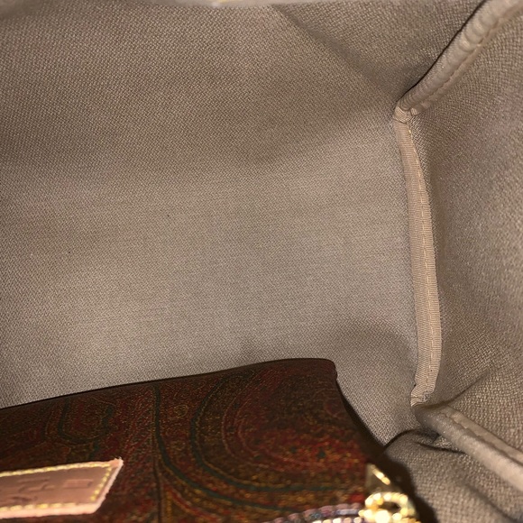 Authentic pre-owned Etro Bordeaux Paisley Boston Bag - Picture 15 of 16